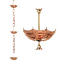 Umbrella Pure Copper 8.5 ft. Rain Chain