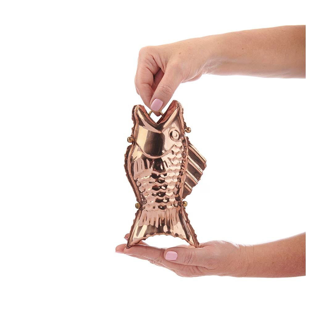 Fish Pure Copper 8.5 ft. Rain Chain