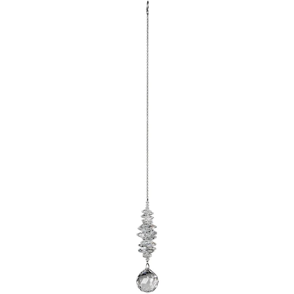 Crystal Grand Cascade Wind Chimes in Ice